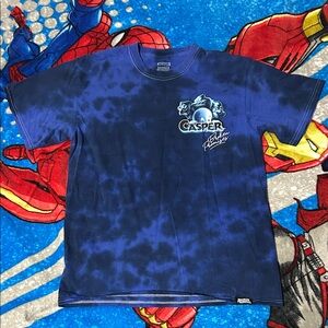 BROKEN PROMISES Casper Movie Tie Dye Graphic Tee Shirt